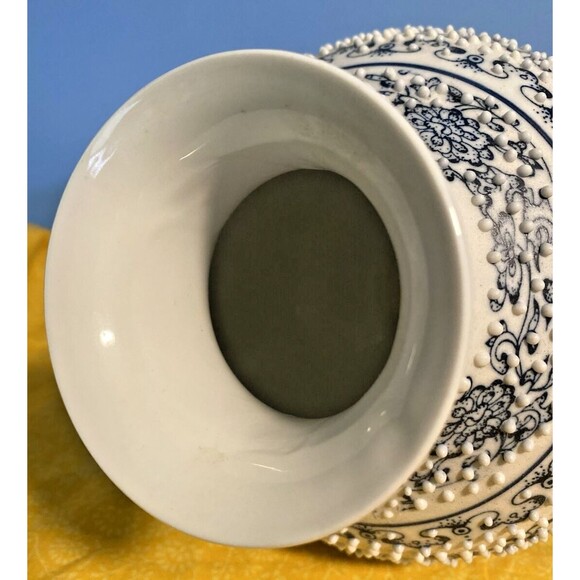 Chinese Blue White Porcelain Vase Qianlong Jingdezhen Institute of Ceramics VTG - Picture 2 of 5